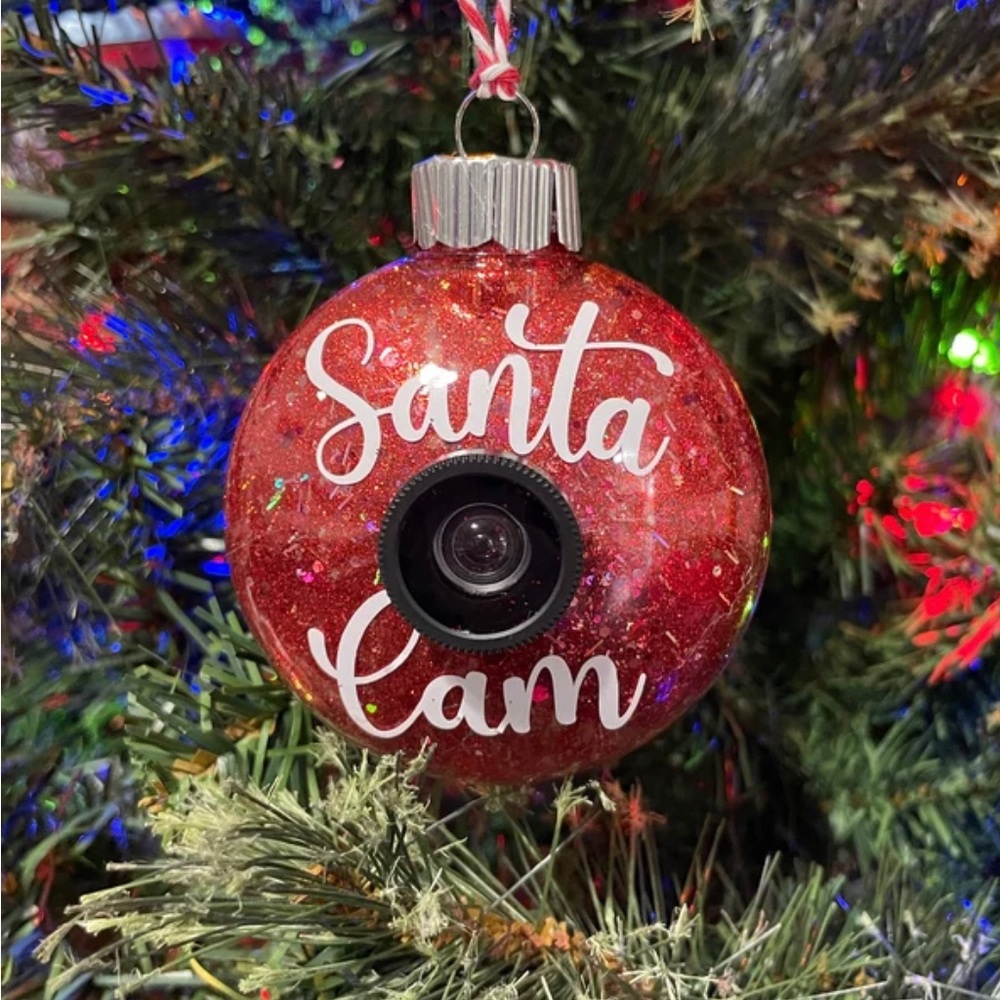 Santa Cam Ornament
